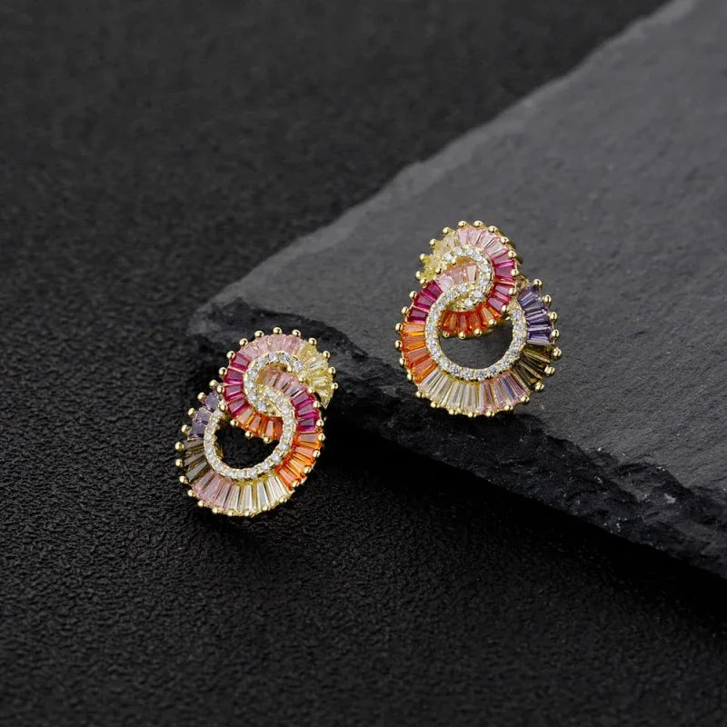 Ohrringe aus 925er Silber mit Zirkonia - TOLLzWOOD