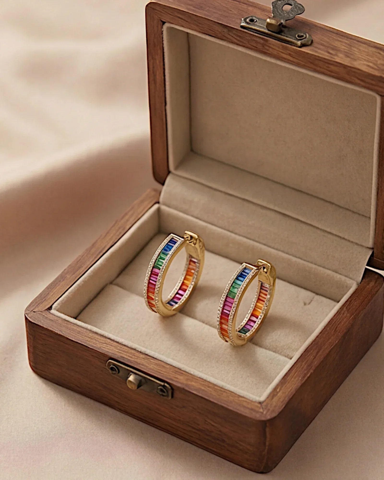 Ohrringe aus 925er Silber mit Zirkonia - TOLLzWOOD