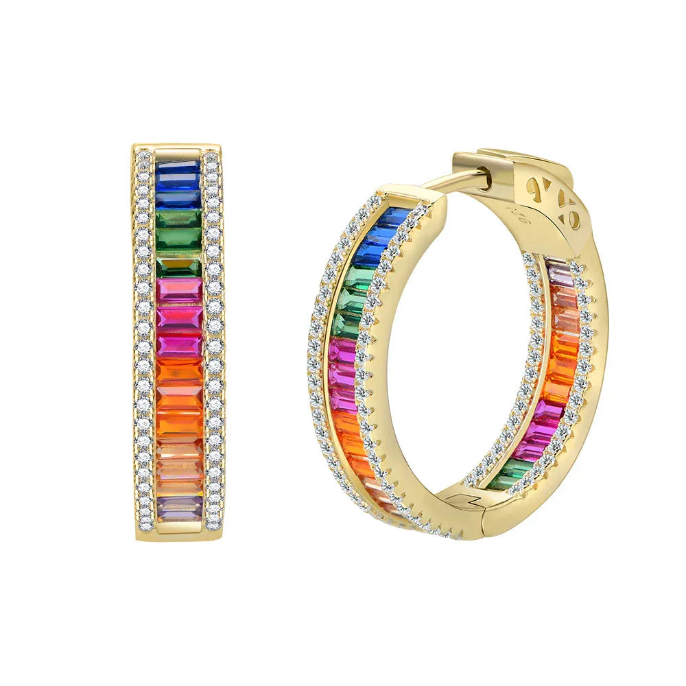 Ohrringe aus 925er Silber mit Zirkonia - TOLLzWOOD