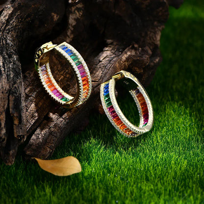 Ohrringe aus 925er Silber mit Zirkonia - TOLLzWOOD