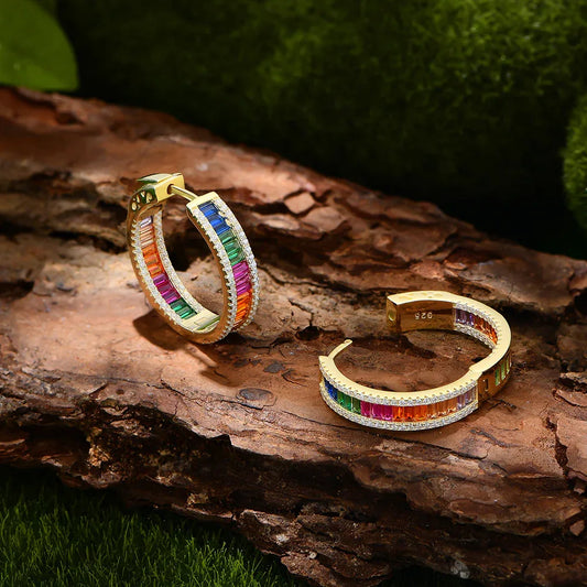 Ohrringe aus 925er Silber mit Zirkonia - TOLLzWOOD