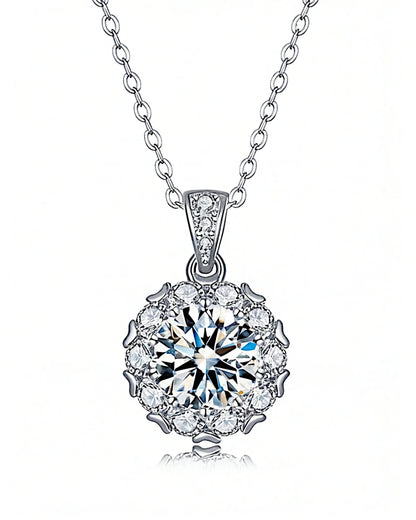 Halskette aus 925er Silber mit Zirkonia - TOLLzWOOD