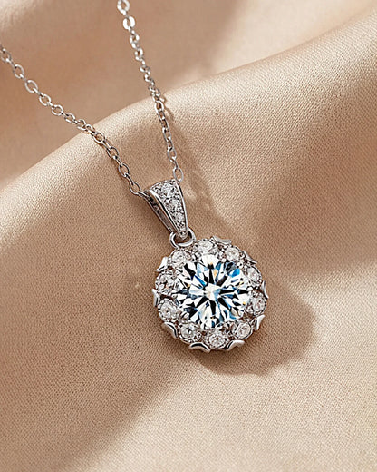 Halskette aus 925er Silber mit Zirkonia - TOLLzWOOD