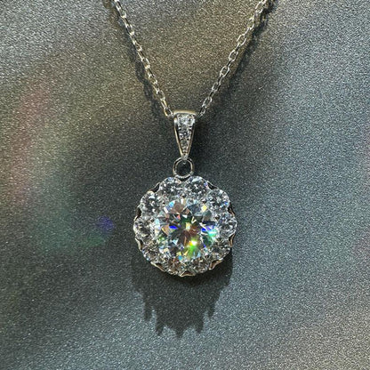 Halskette aus 925er Silber mit Zirkonia - TOLLzWOOD