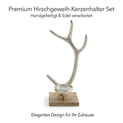 "Horn Tower" candle holder
