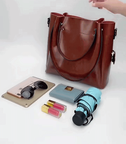 Leather handbag – model WSX702