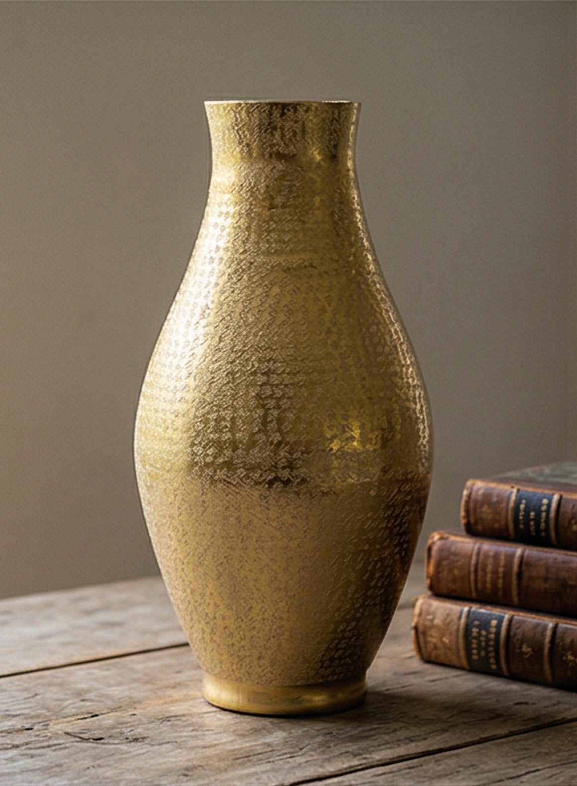 Aluminum vase