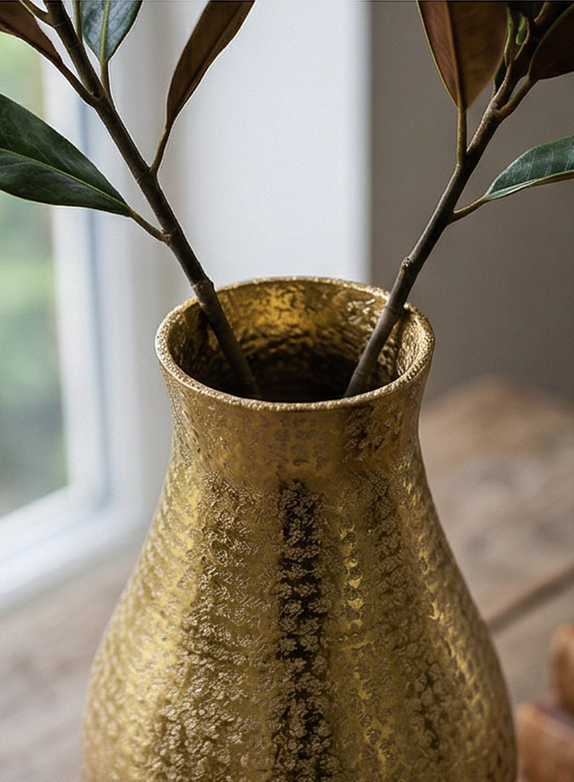 Aluminum vase