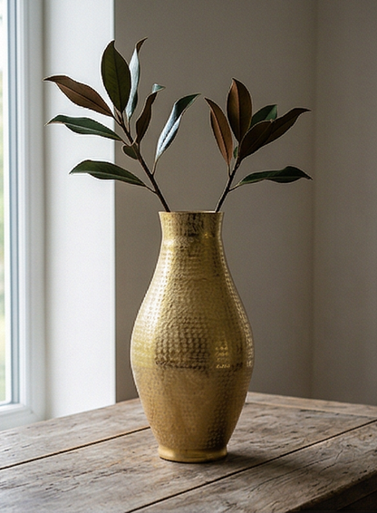 Aluminum vase