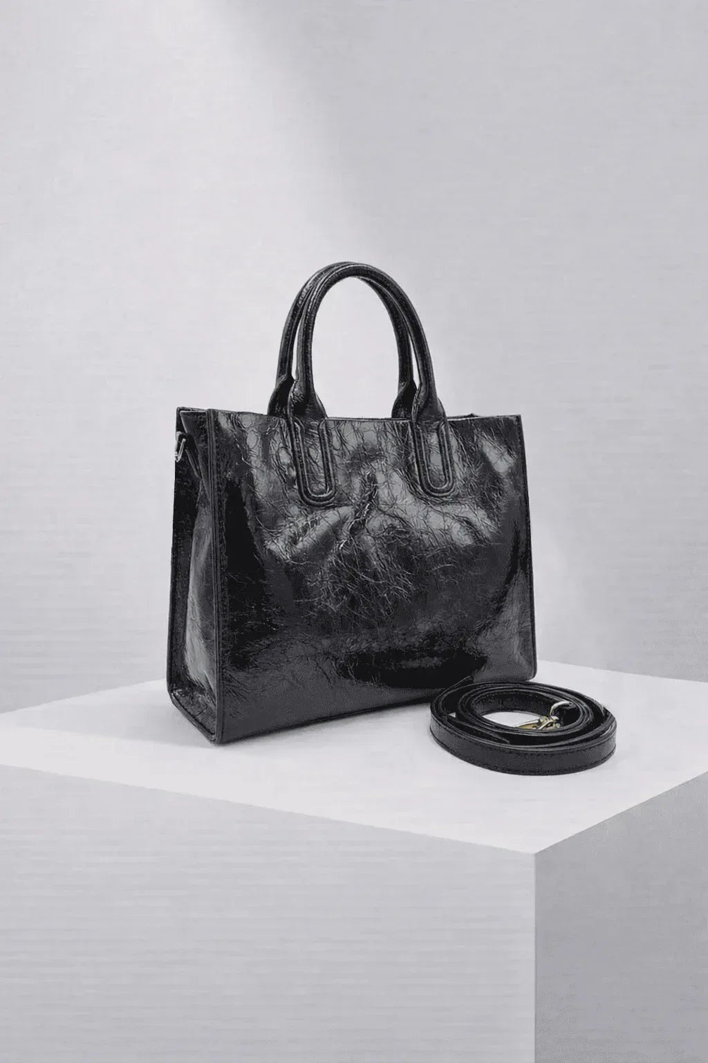 Leder Handtasche "Peony" - TOLLzWOOD