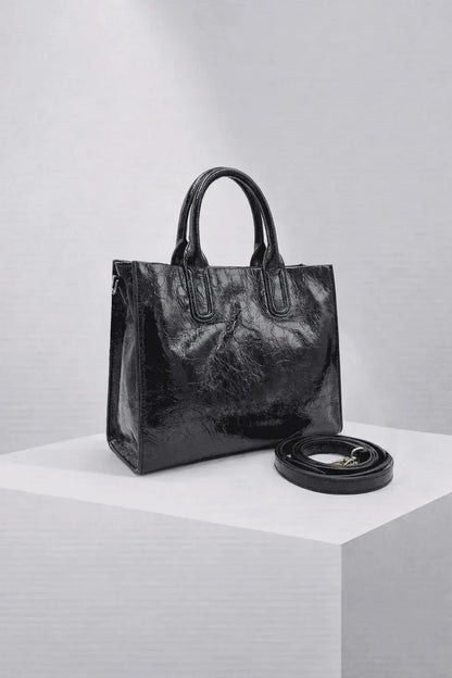 Leder Handtasche "Peony" - TOLLzWOOD