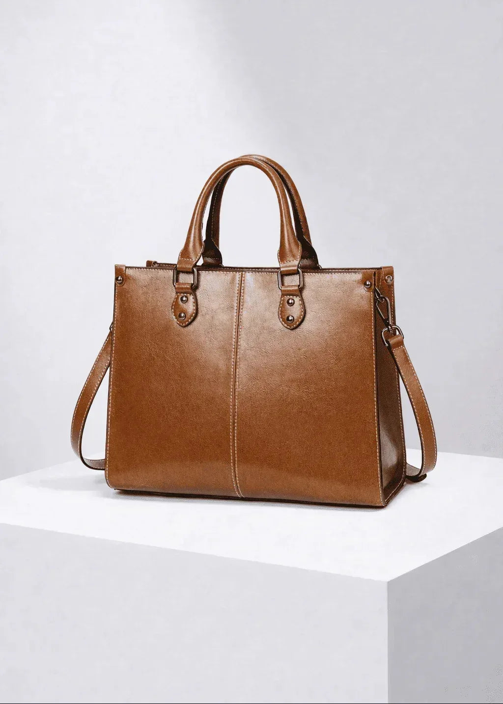 Leder Handtasche "Lilly" - TOLLzWOOD