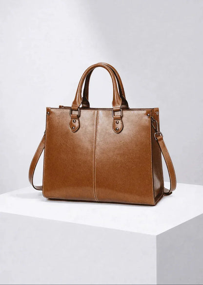 Leder Handtasche "Lilly" - TOLLzWOOD