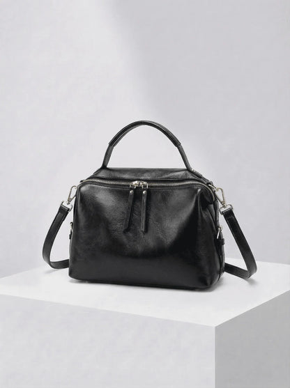 Leder Handtasche "Nelke" - TOLLzWOOD