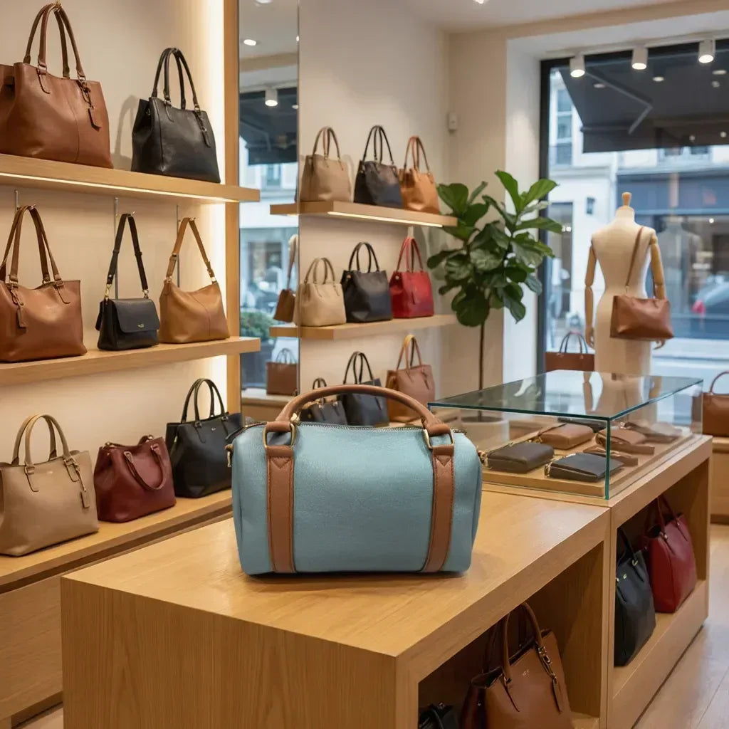 Leder Handtasche "Malve" - TOLLzWOOD