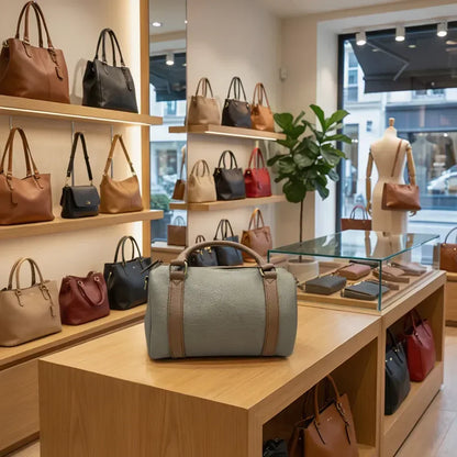 Leder Handtasche "Malve" - TOLLzWOOD