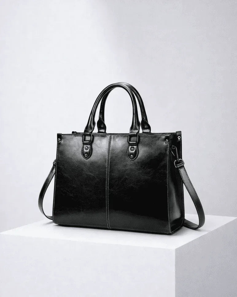 Leder Handtasche "Lilly" - TOLLzWOOD