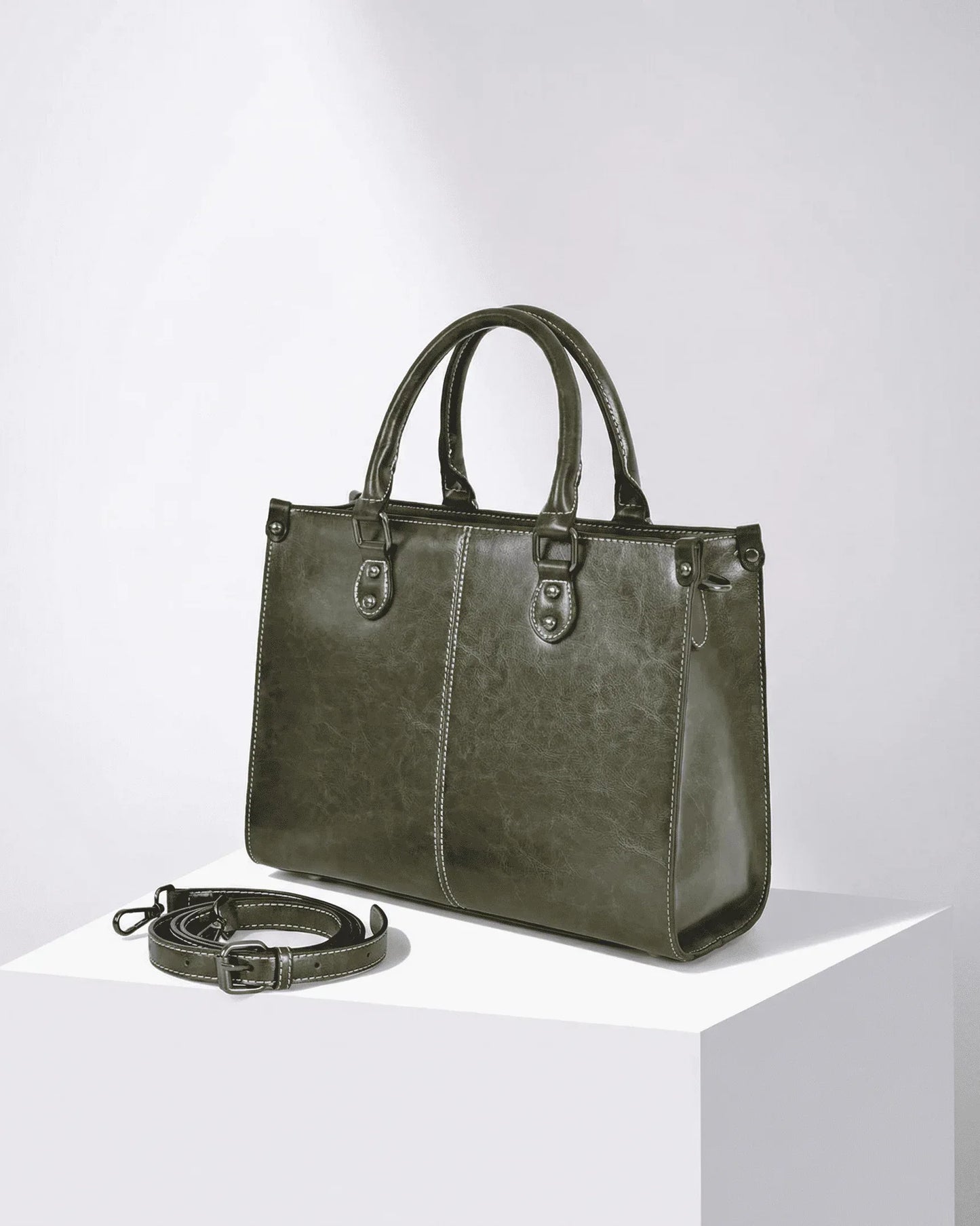 Leder Handtasche "Lilly" - TOLLzWOOD