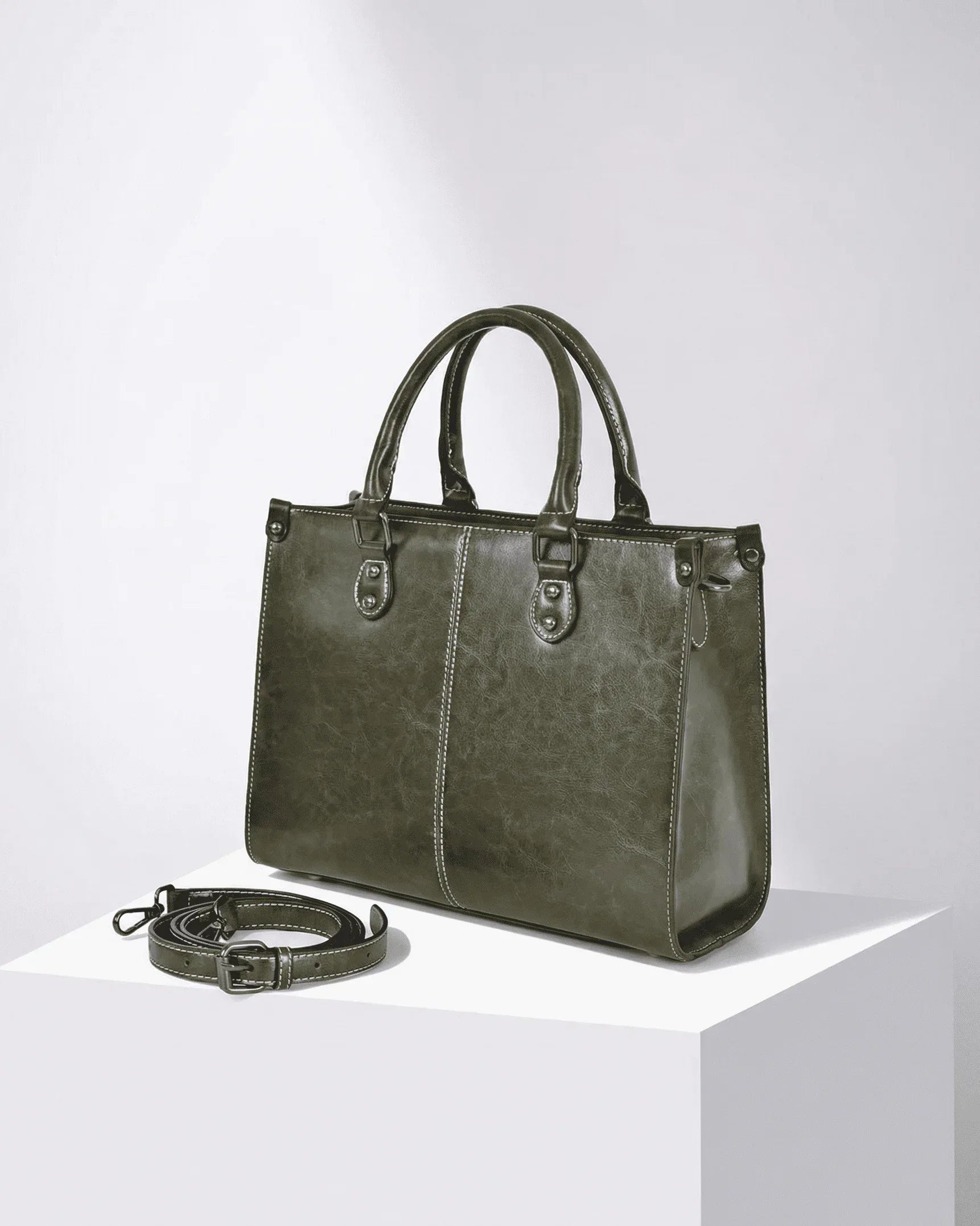 Leder Handtasche "Lilly" - TOLLzWOOD