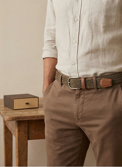 Gürtel Dark Khaki - TOLLzWOOD
