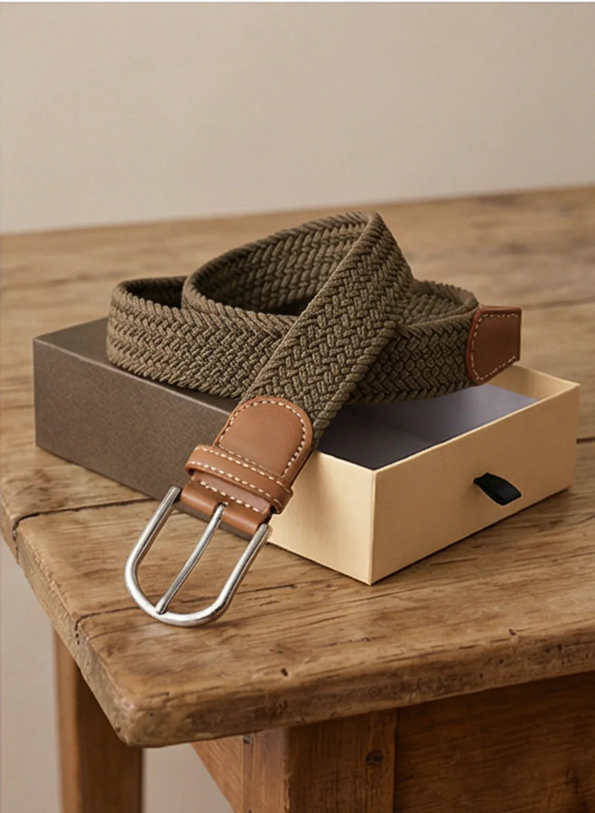 Gürtel Dark Khaki - TOLLzWOOD