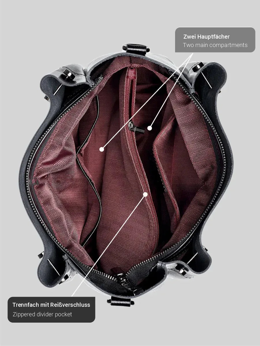 Leder Shopper "Aster" - TOLLzWOOD