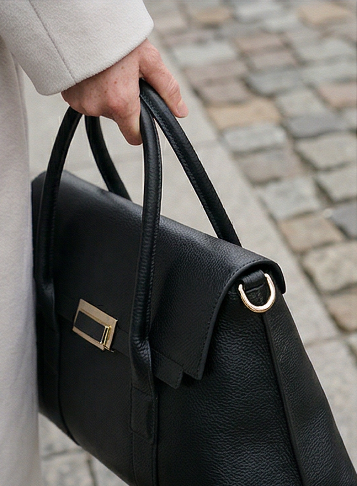 Leder Handtasche "Dahlie"
