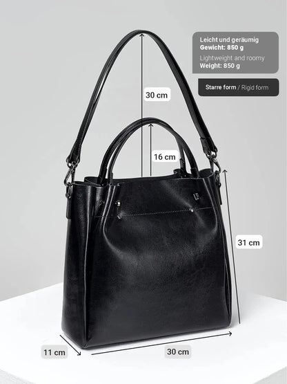 Leder Shopper "Aster" - TOLLzWOOD
