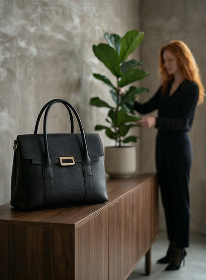 Leder Handtasche "Dahlie"