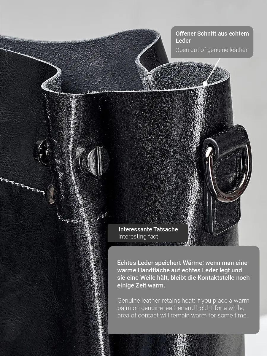 Leder Shopper "Aster" - TOLLzWOOD