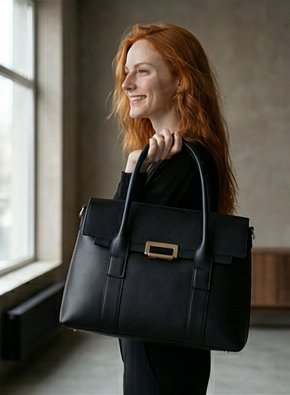 Leder Handtasche "Dahlie"