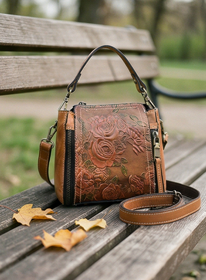 Leder Handtasche "Element"