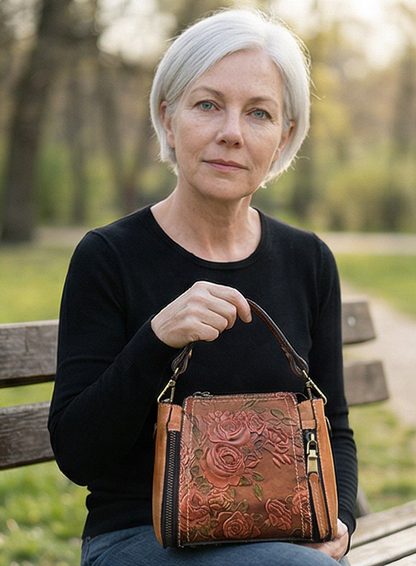 Leder Handtasche "Element"