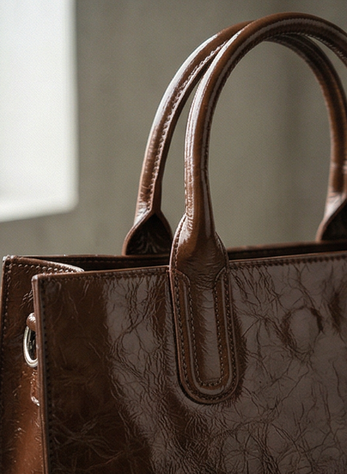 Leder Handtasche "Peony"