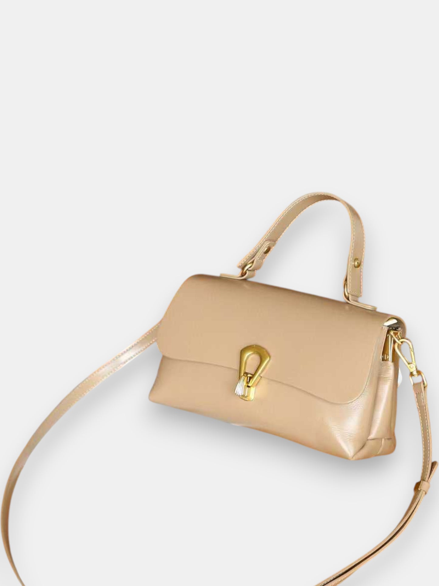 Leder Handtasche "Primel"