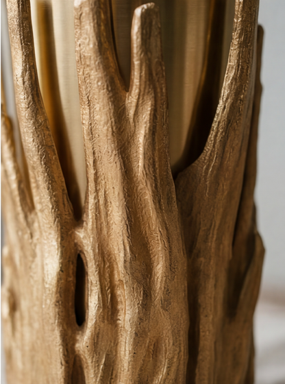 "Gold Forest" candle holder