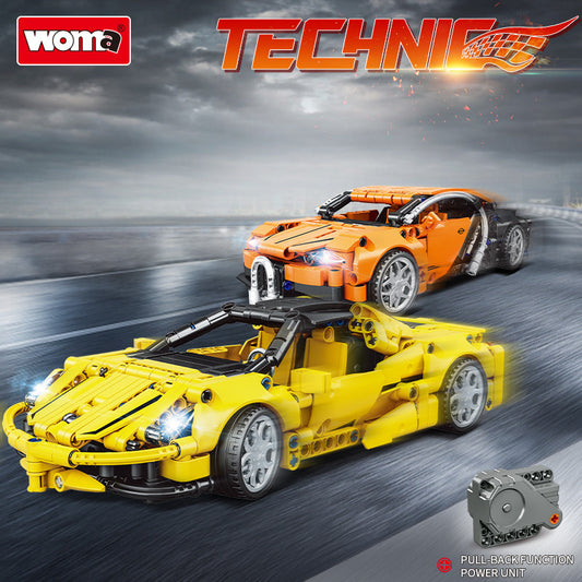 EC-TECHNIC Rennwagen mit Rückziehfunktion, 391 Teile