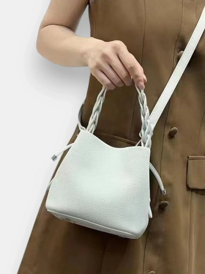 Leder Handtasche "Narzisse" - TOLLzWOOD