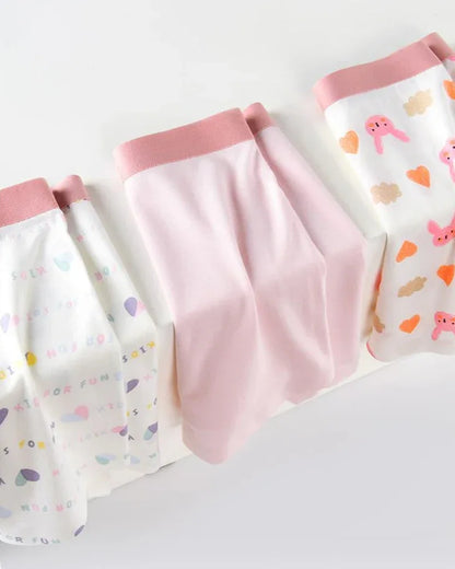 Mädchenunterhosen „Color Mix“, Bambus – 5er Pack (Größen 2–14 Jahre) - TOLLzWOOD