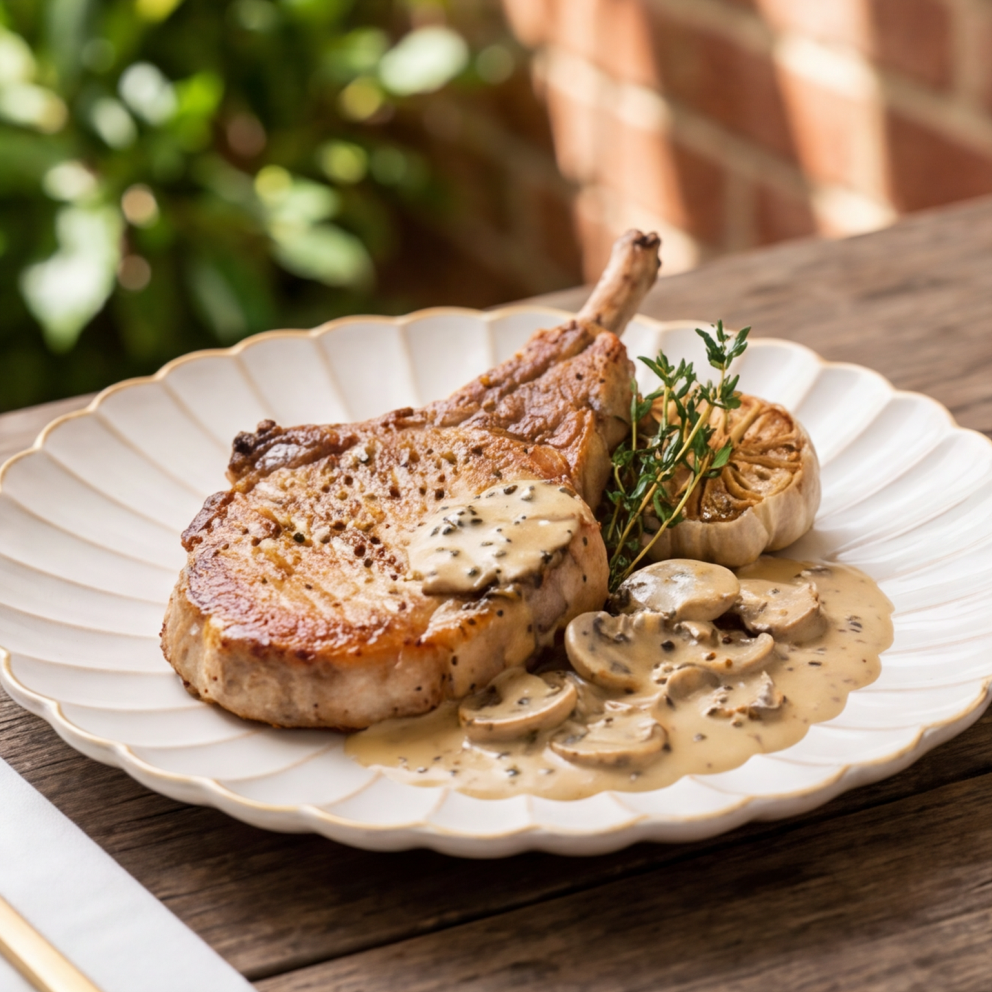 Porcelain plate – Porz model