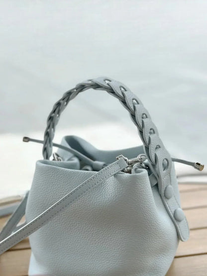 Leder Handtasche "Narzisse" - TOLLzWOOD