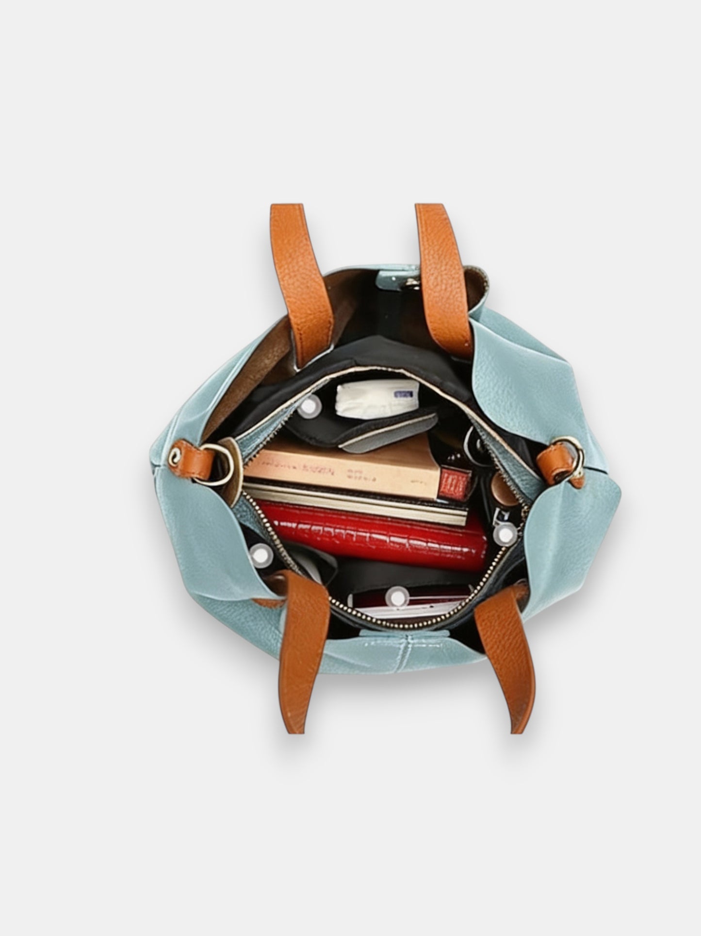 Leder Handtasche "Mimose"