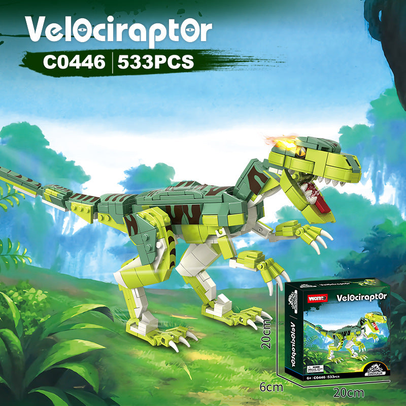 EC Dinosaur Velociraptor, 533 pieces