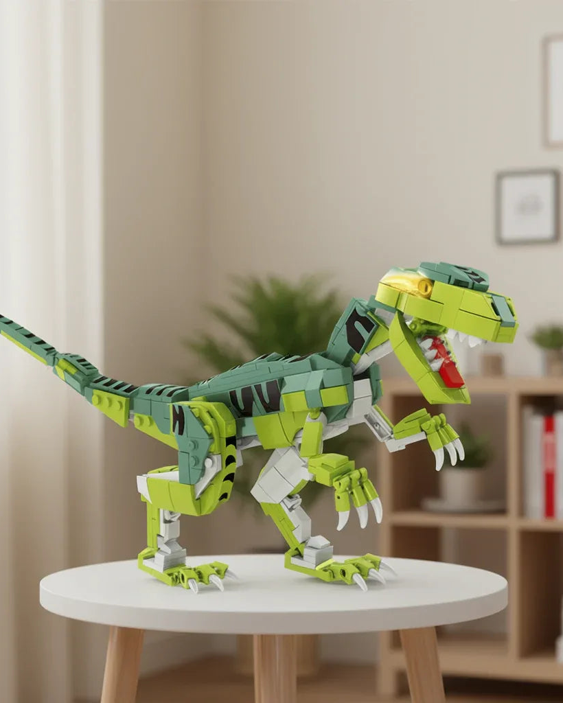 EC-Dinosaurier Velociraptor, 533 Teile - TOLLzWOOD