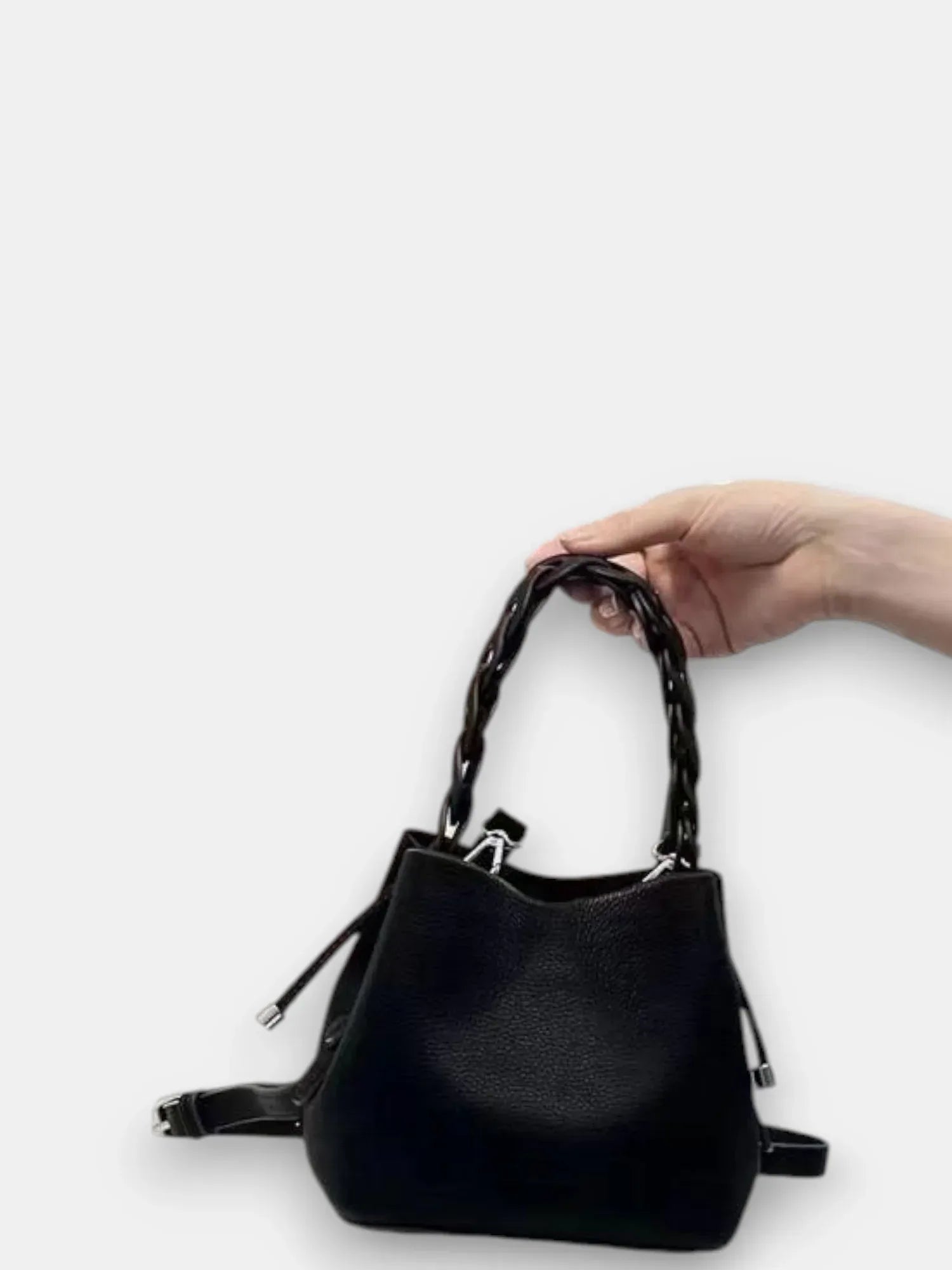Leder Handtasche "Narzisse" - TOLLzWOOD