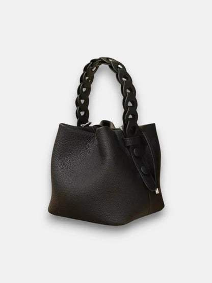 Leder Handtasche "Narzisse" - TOLLzWOOD