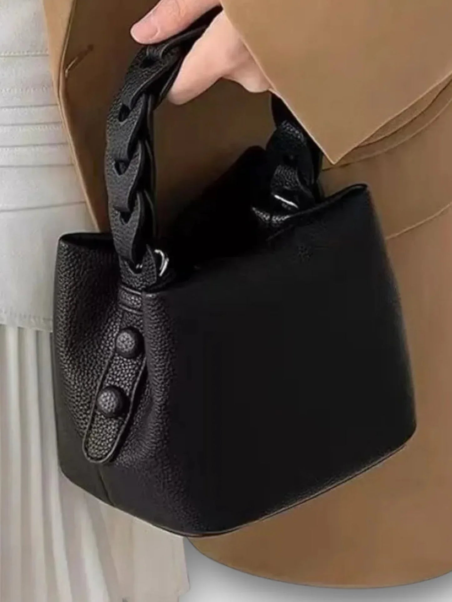 Leder Handtasche "Narzisse" - TOLLzWOOD