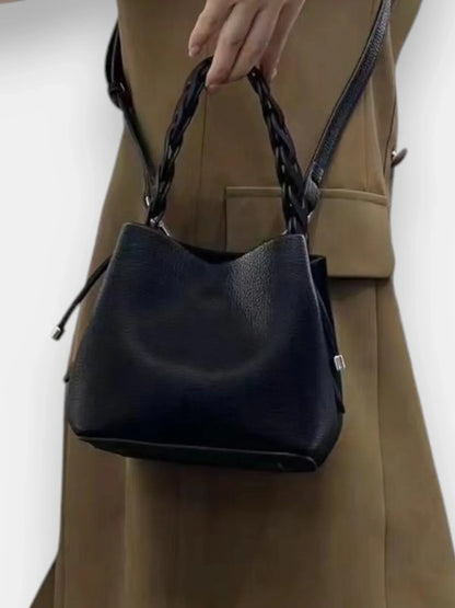 Leder Handtasche "Narzisse" - TOLLzWOOD