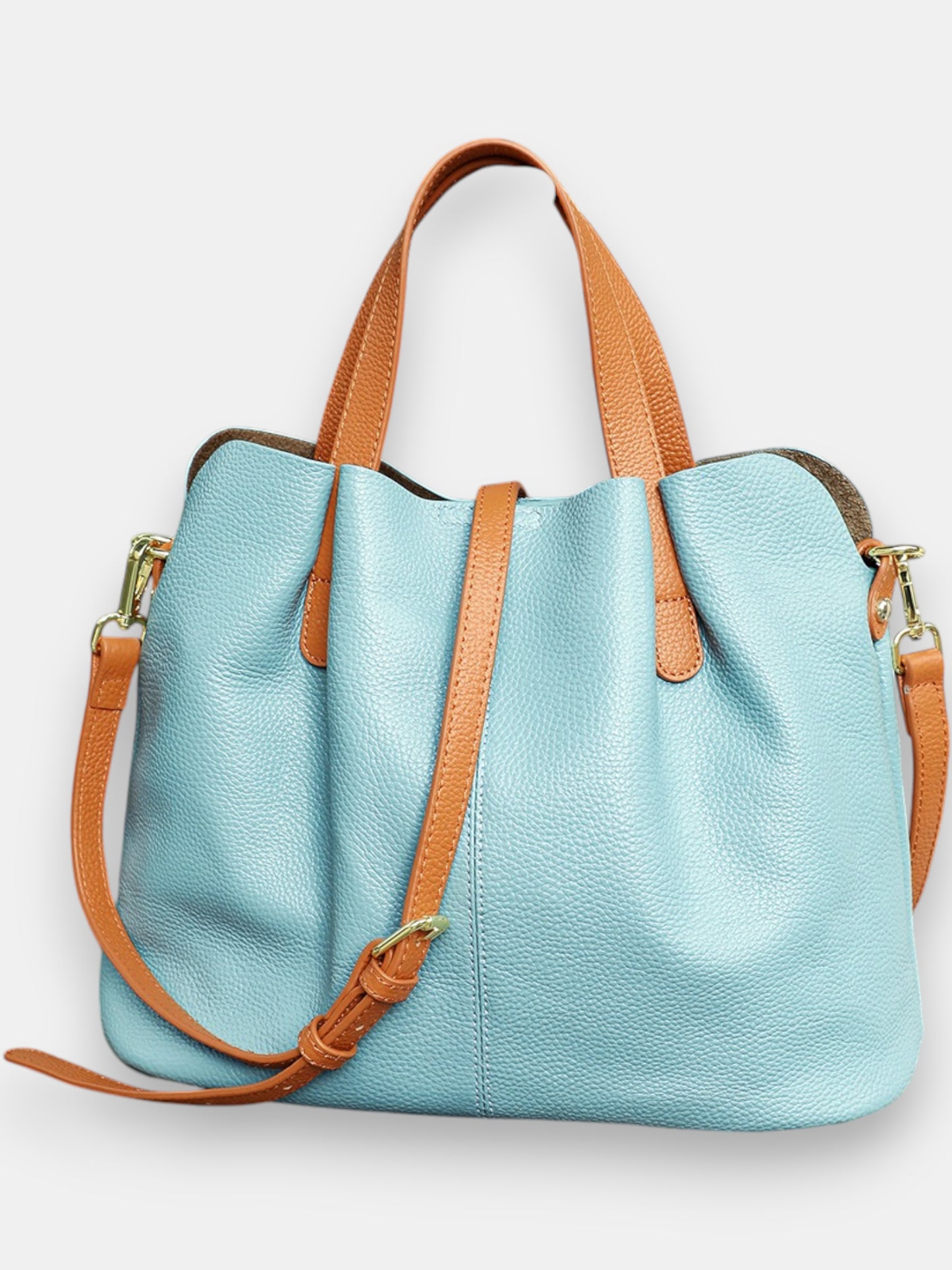 Leder Handtasche "Mimose"