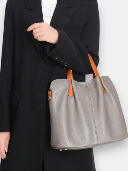 Leder Handtasche "Mimose"